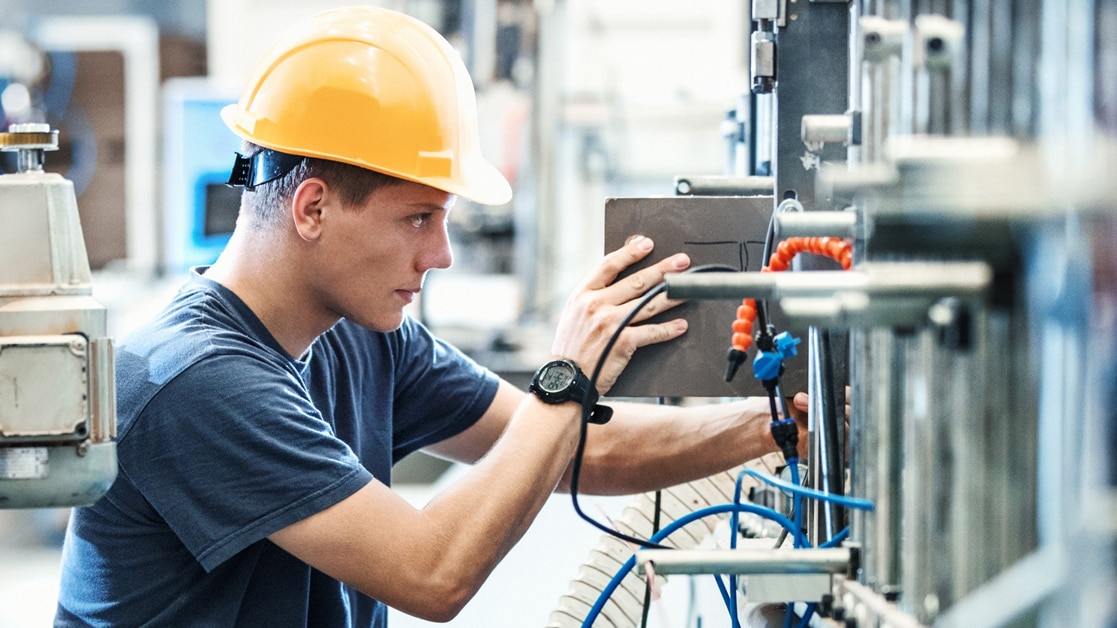 working with machinery and work equipment